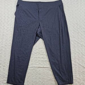 Athleta Womens Size 22 Blue Brooklyn Ankle Pant Lounge Casual Athleisure